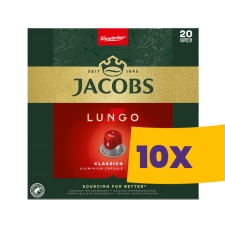 JACOBS Lungo Nespresso kompatibilis kávékapszula 20db (Karton - 10 csomag) kávé
