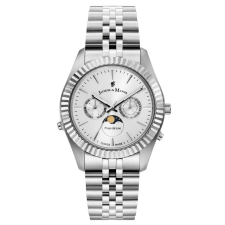  Jacques du Manoir Inspiration Moonphase ezüst férfi karóra JWG01603 karóra