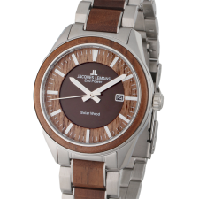 Jacques Lemans 1-2116H Eco Power Wood 40mm 10ATM, férfi karóra