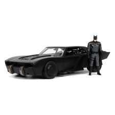 JADA TOYS Batman 2022 Hollywood Rides Diecast modell 2022. 1/24 Batmobil figurával játékfigura