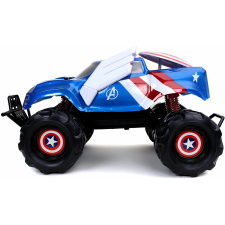 JADA TOYS Marvel RC Amerika kapitánya távirányítós autó - Kék autópálya és játékautó