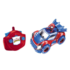 JADA TOYS Marvel Spidey Amazing friends - RC Spidey Web Racer távirányítós autó - Fekete autópálya és játékautó