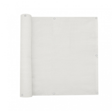 Jago Erkély belátásgátló szélfogó 600 x 75 cm légáteresztő balkonháló fehér redőny
