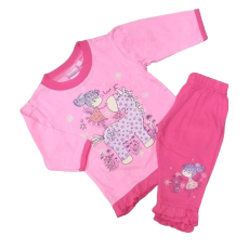 JAM Jam Hosszú Ujjú Pamut Pizsama 12-18 hónapos korig - Rózsaszín Lila Egyszarvú - Kiárusítás