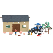 Jamara 12 darabos Új Holland Farmer Figura szett malacokkal (1:32) játékfigura