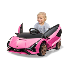 Jamara 460639 Akkumulátoros jármű Lamborghini Sián FKP 37 rózsaszín 12V elektromos járgány