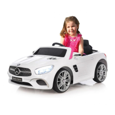 Jamara Mercedes-Benz SL Gyerek Elektromos autó LED fénnyel - Fehér (460438) elektromos járgány