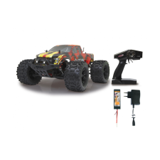 Jamara Nightstorm Monstertruck BL 4WD távirányítós autó (1:10) - Fekete/Narancs autópálya és játékautó