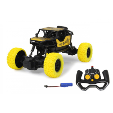 Jamara Slighter CR1 RC Crawler távirányítós autó (1:18) - Fekete/sárga autópálya és játékautó