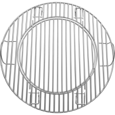 Jamestown-Grill Grillrács Jamestown Dexter faszenes gömbgrillhez 45 cm fekete kerti sütés és főzés