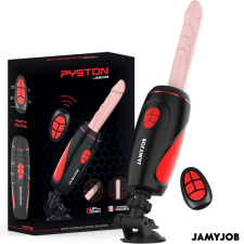 JAMYJOB - PYSTON BASE AUTOMATA MASZTURBÁTOR TÁVIRÁNYÍTÓS DILDÓVAL vibrátorok