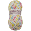 Jan Rejda Baby soft multicolor 100 g - 606 fehér, sárga, türkiz, rózsaszín (6860)