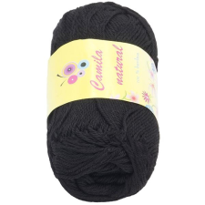 Jan Rejda Camilla natural 50 g - 001 fekete rövidáru