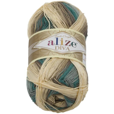 Jan Rejda DIVA batik 100 g - 3307 fehér, bézs, kék rövidáru