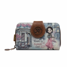  Janet Denese Pénztárca – JW-016A-FLOWERY CITY- pénztárca