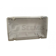 Jangar KÖTŐDOBOZ 325X565X130MM, ÁTTETSZŐ TETŐVEL, PERFORÁLT OLDALFALLAL, IP65 villanyszerelés