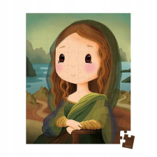 JANOD Leonardo da Vinci festmény - 100 darabos puzzle (J02579) puzzle, kirakós
