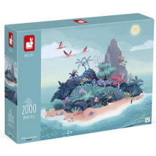 JANOD Puzzle játék 2000 darabos Misztikus sziget puzzle, kirakós