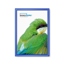 Jansen Display P25 plakátkeret, hegyes sarkok, kék, A2% dekoráció