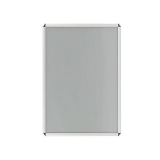 Jansen Display P25 plakátkeret, lekerekített sarkok, ezüst, A1% falióra