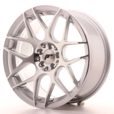 Japan Racing jr18 17&quot;x8&quot; festett ezüst alufelni 1db et35 5x100 alufelni