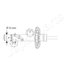 JAPANPARTS lengéscsillapító MM-01131 autóalkatrész