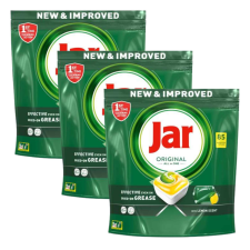 Jar Original All In One Lemon Mosogatógép kapszula 3x85db tisztító- és takarítószer, higiénia