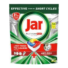  Jar Platinum Plus All in One Lemon mosogatógép kapszula 54 db tisztító- és takarítószer, higiénia