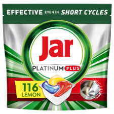 Jar Platinum Plus Lemon All In One Mosogatókapszula, 116 db tisztító- és takarítószer, higiénia