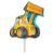 Jármű Markológép Excavator fólia lufi 36 cm (WP)