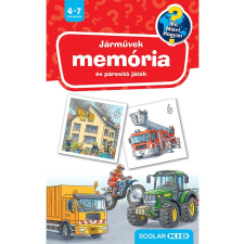  Járművek – Memória- és párosító játék gyermek- és ifjúsági könyv