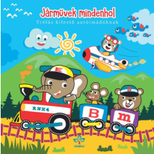  Járművek mindenhol – Tréfás kifestő autóimádóknak gyermek- és ifjúsági könyv