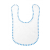 Jassz Towels Bébi előke Jassz Towels Arno Baby Bib Egy méret, Fehér/Bébi kék