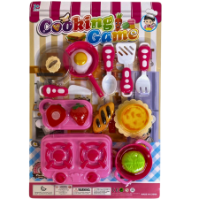  Játék edénykészlet gázfőzővel és edényekkel BZ8165 konyhakészlet