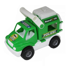  Játék rendőrautó (24 cm) autópálya és játékautó