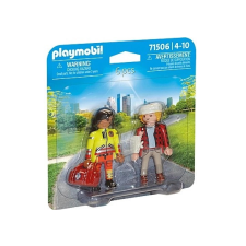 Játékfigura Készlet: Mentős és Beteg playmobil