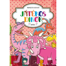  Játékos dinók - Matricás kifestő gyermek- és ifjúsági könyv