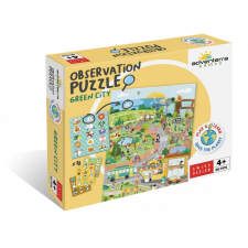 Játékos megfigyelő puzzle - Környezettudatos város puzzle, kirakós