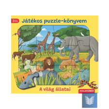  Játékos puzzle-könyvem: A világ állatai gyermek- és ifjúsági könyv
