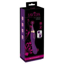  Javida - 2in1 akkus csiklóizgató és vibrátor (lila) vibrátorok