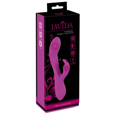 Javida Javida Thumping Rabbit - akkus, 3 motoros, nyuszis csiklóizgatós vibrátor (lila) vibrátorok
