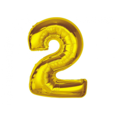 Javoli Arany 2-es Gold szám fólia lufi 92 cm party kellék