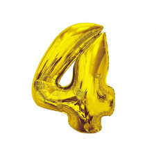 Javoli Arany 4-es Gold szám fólia lufi 92 cm party kellék