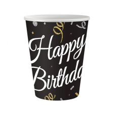 Javoli B&amp;C Happy Birthday papír pohár 6 db-os 250 ml party kellék