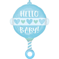 Javoli Baby Boy Rattle fólia lufi 60 cm party kellék