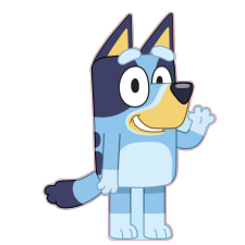 Javoli Bluey Wave formapárna, díszpárna 35x27 cm lakástextília
