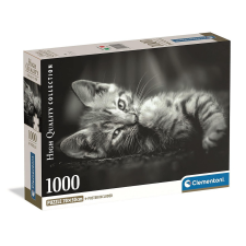 Javoli Cicás Dark 1000 db-os puzzle Clementoni puzzle, kirakós