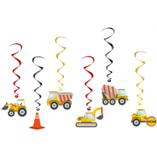 Javoli Construction, Építkezés szalag dekoráció 6 db-os szett party kellék