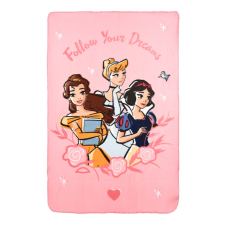 Javoli Disney Hercegnők Follow Your Dreams polár takaró 100x150cm babaágynemű, babapléd