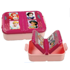 Javoli Disney Hercegnők több rekeszes uzsonnás doboz, szendvicsdoboz uzsonnás doboz